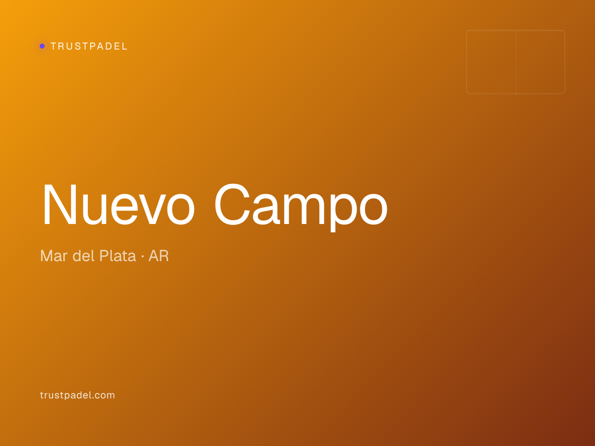 Nuevo Campo padel club