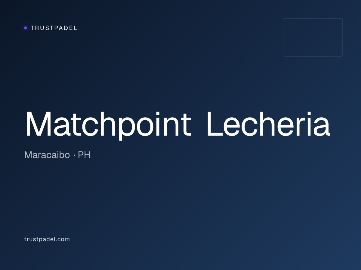 Matchpoint Lecheria padel club