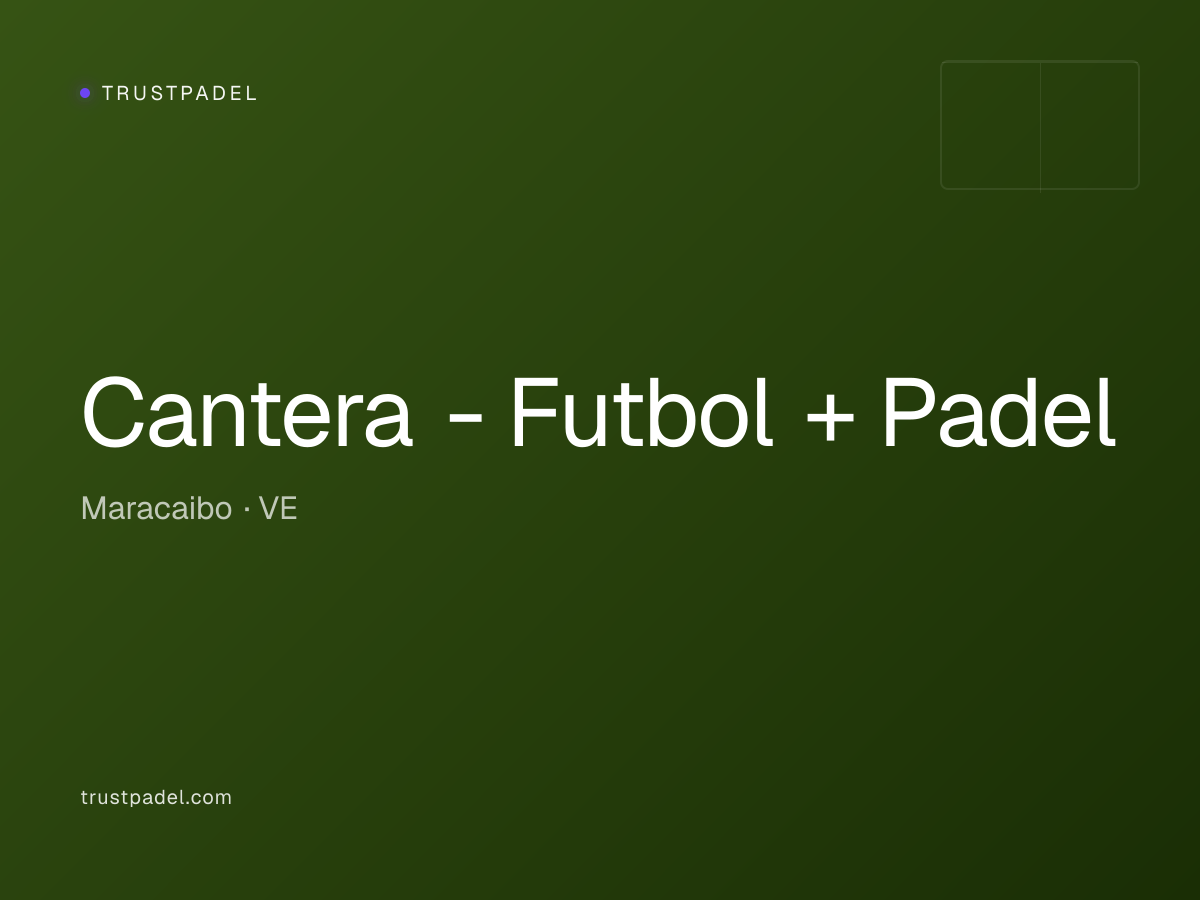 Cantera - Futbol + Padel padel club