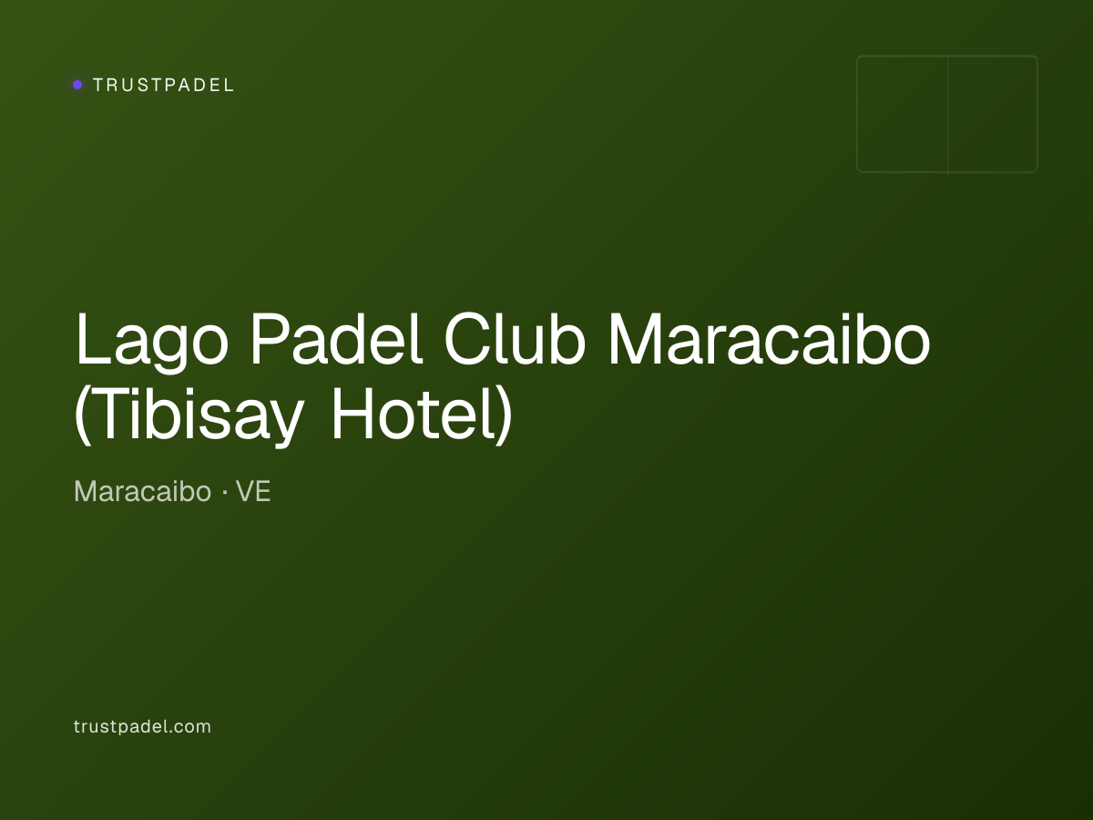 Lago Padel Club Maracaibo (Tibisay Hotel) padel club