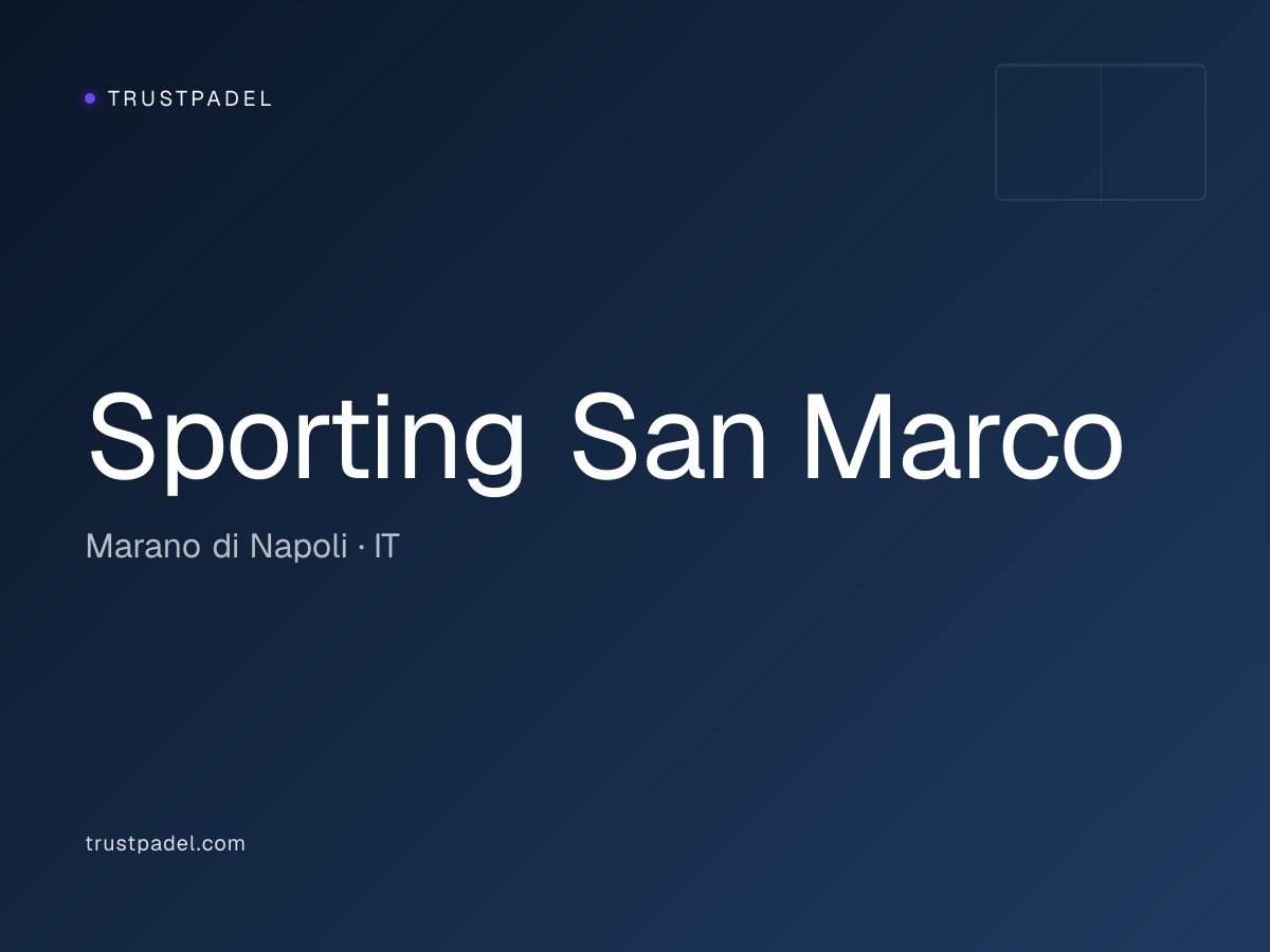 Sporting San Marco padel club