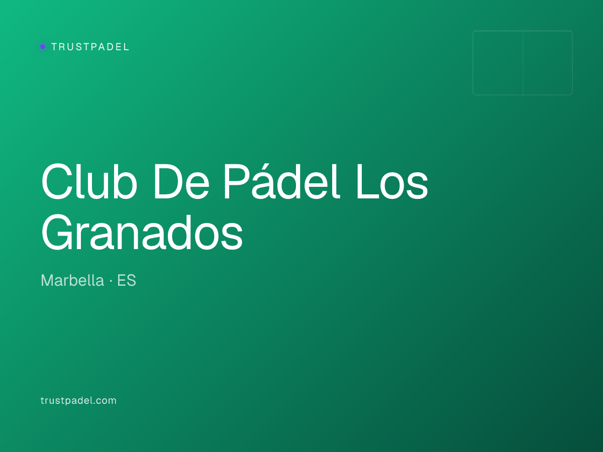 Club De Pádel Los Granados padel club