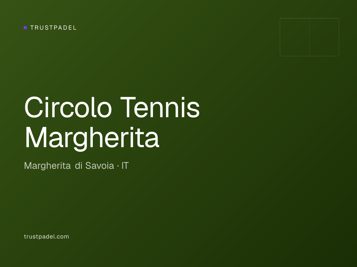 Circolo Tennis Margherita padel club