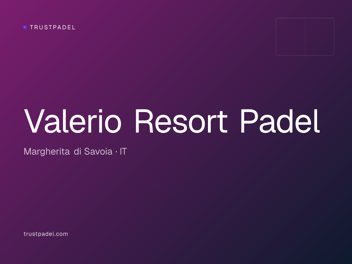 Valerio Resort Padel padel club