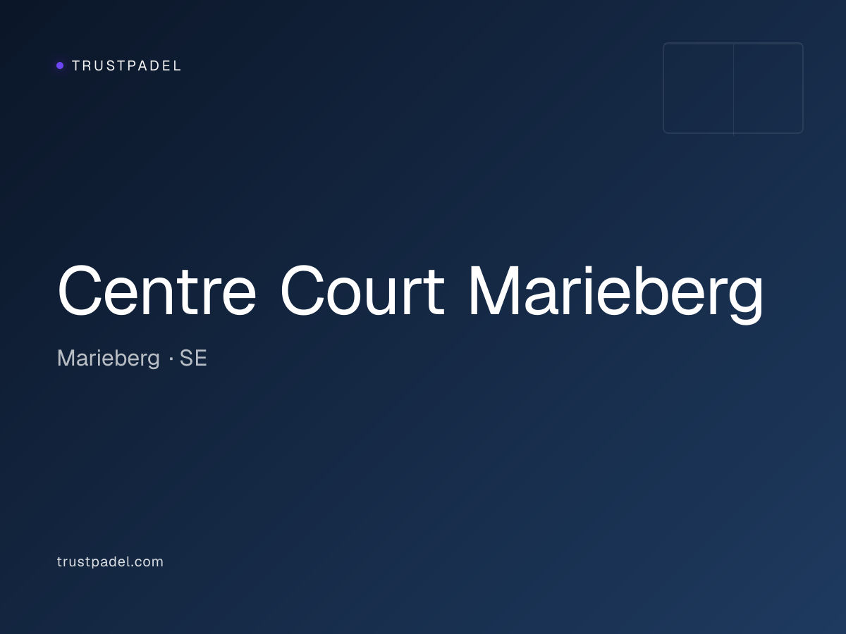 Centre Court Marieberg padel club