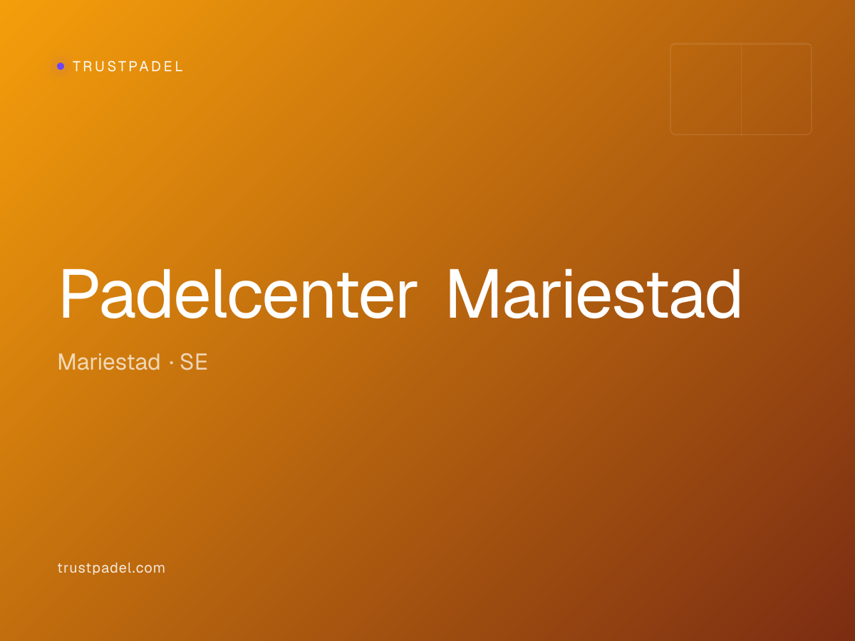 Padelcenter Mariestad padel club