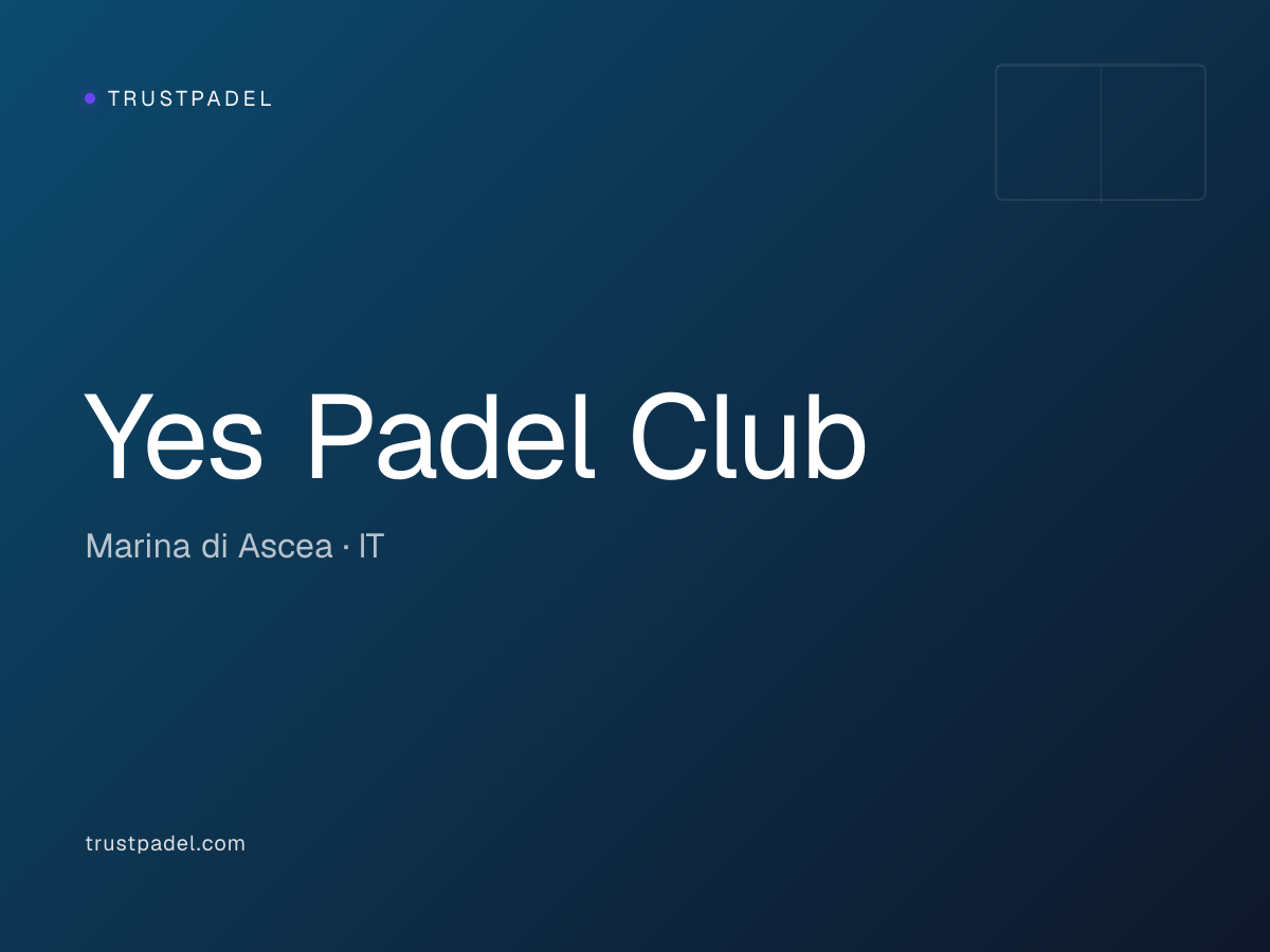Yes Padel Club padel club