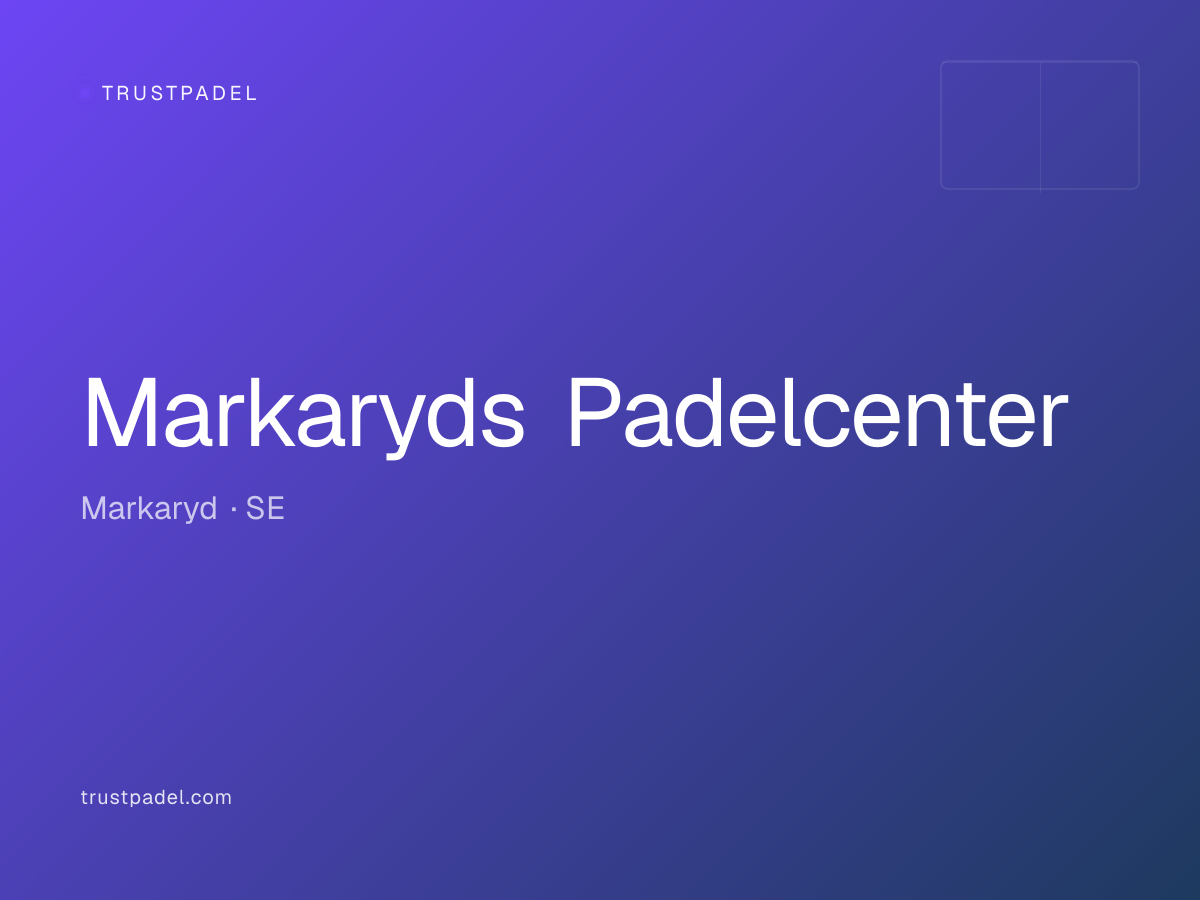 Markaryds Padelcenter padel club