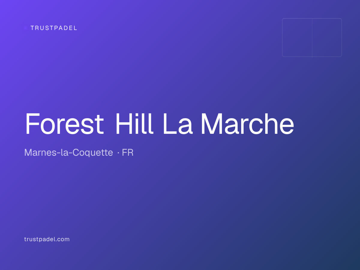 Forest Hill La Marche padel club