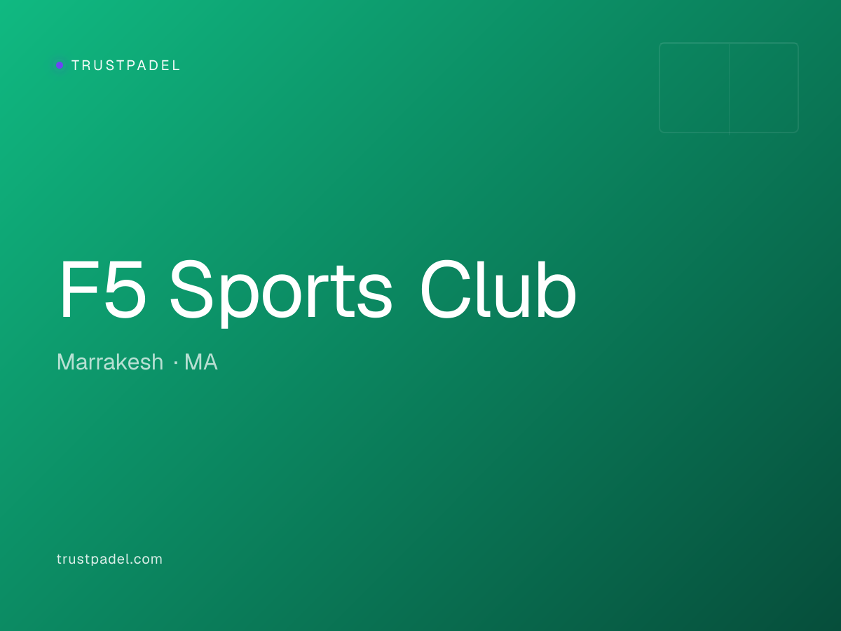 F5 Sports Club padel club