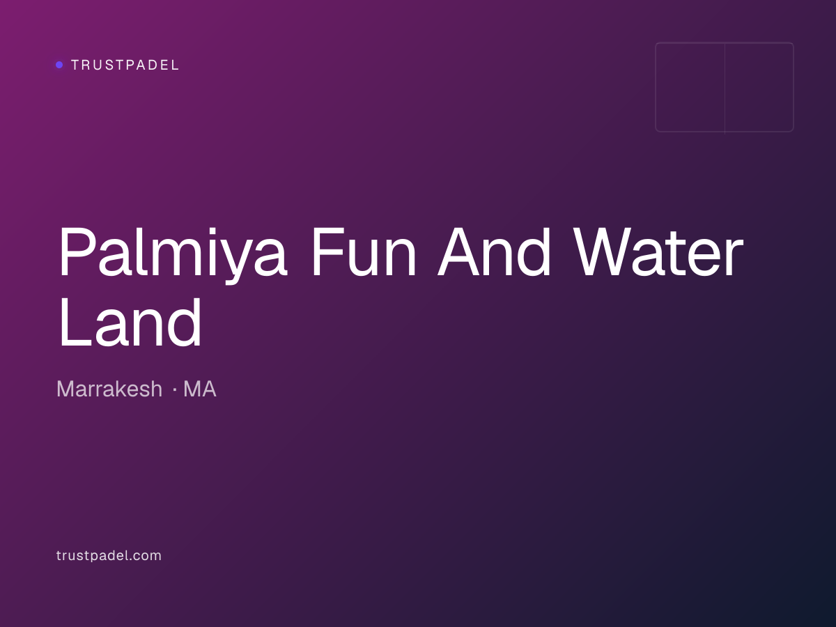 Palmiya Fun And Water Land padel club