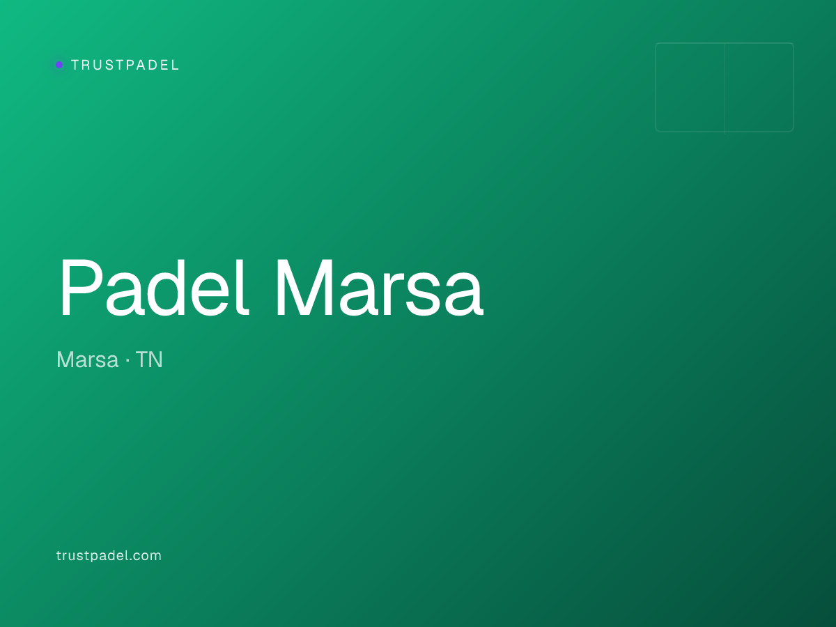 Padel Marsa padel club