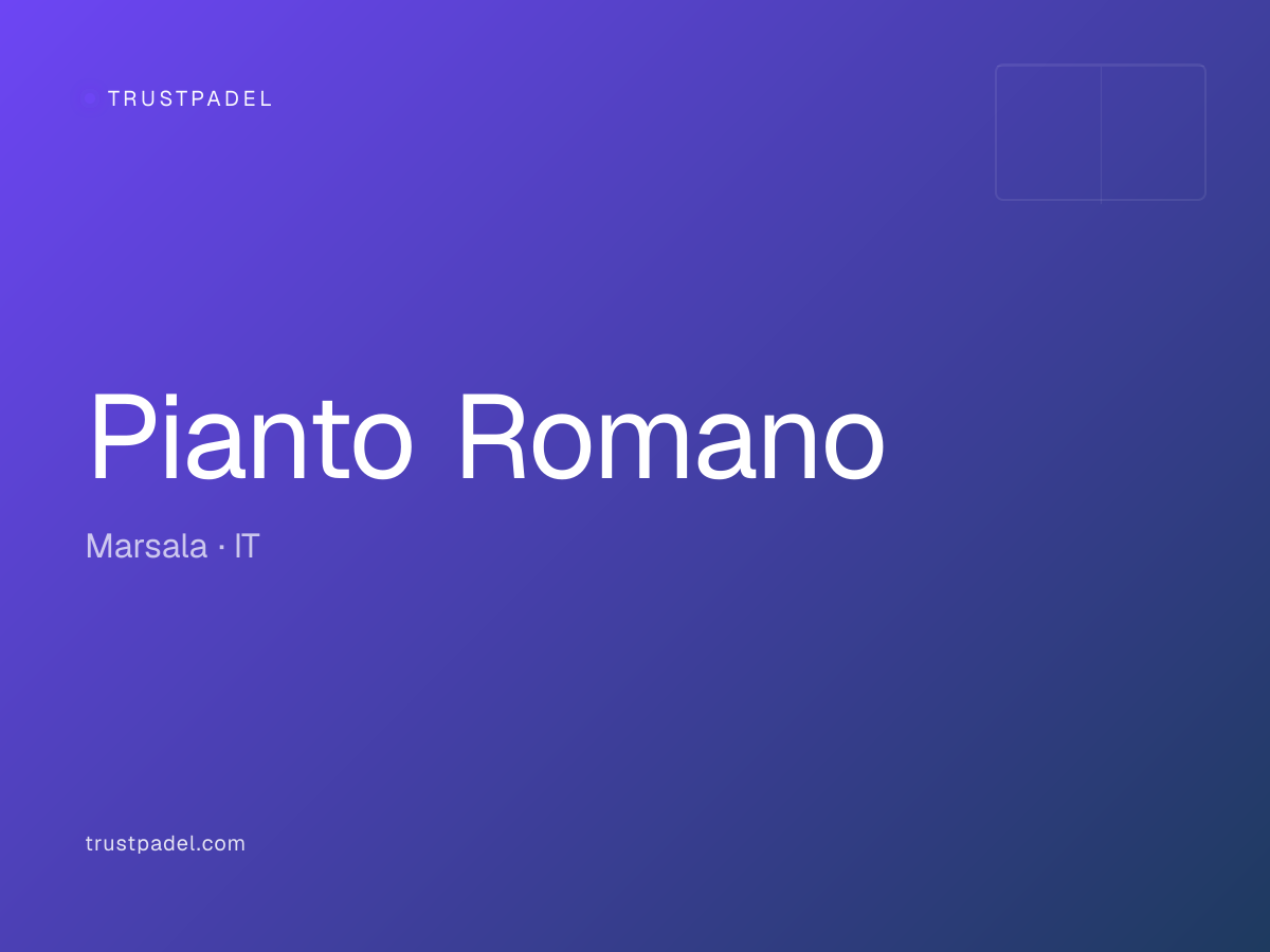 Pianto Romano padel club