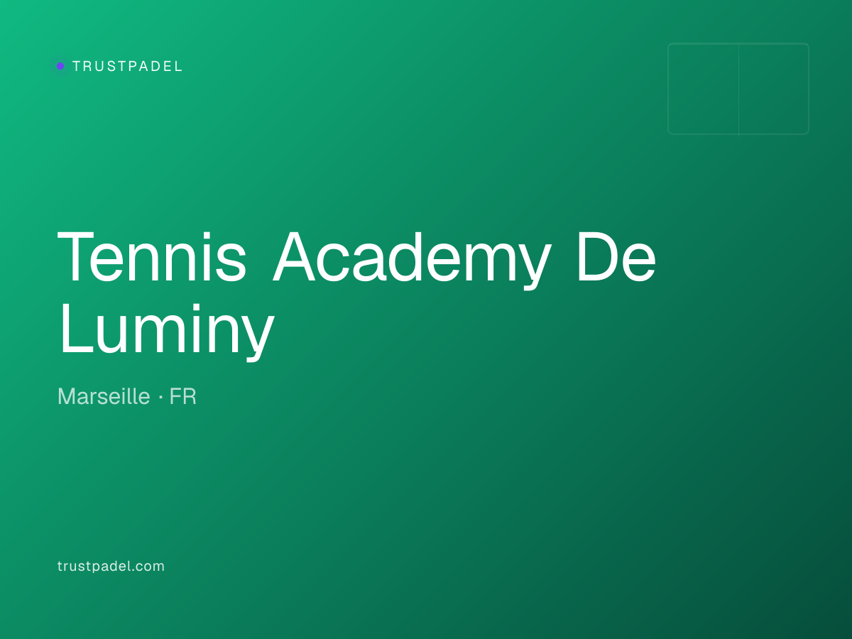 Tennis Academy De Luminy padel club