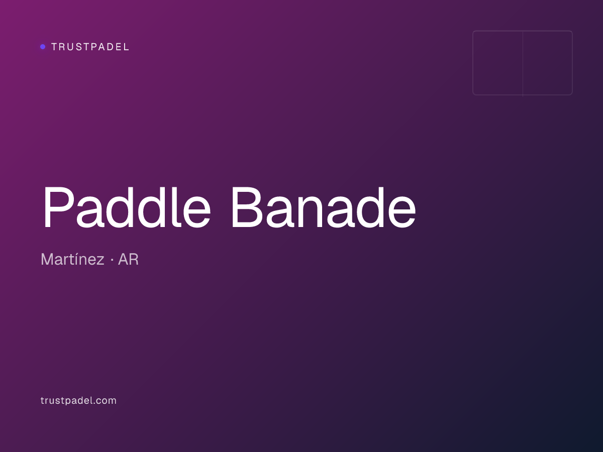 Paddle Banade padel club