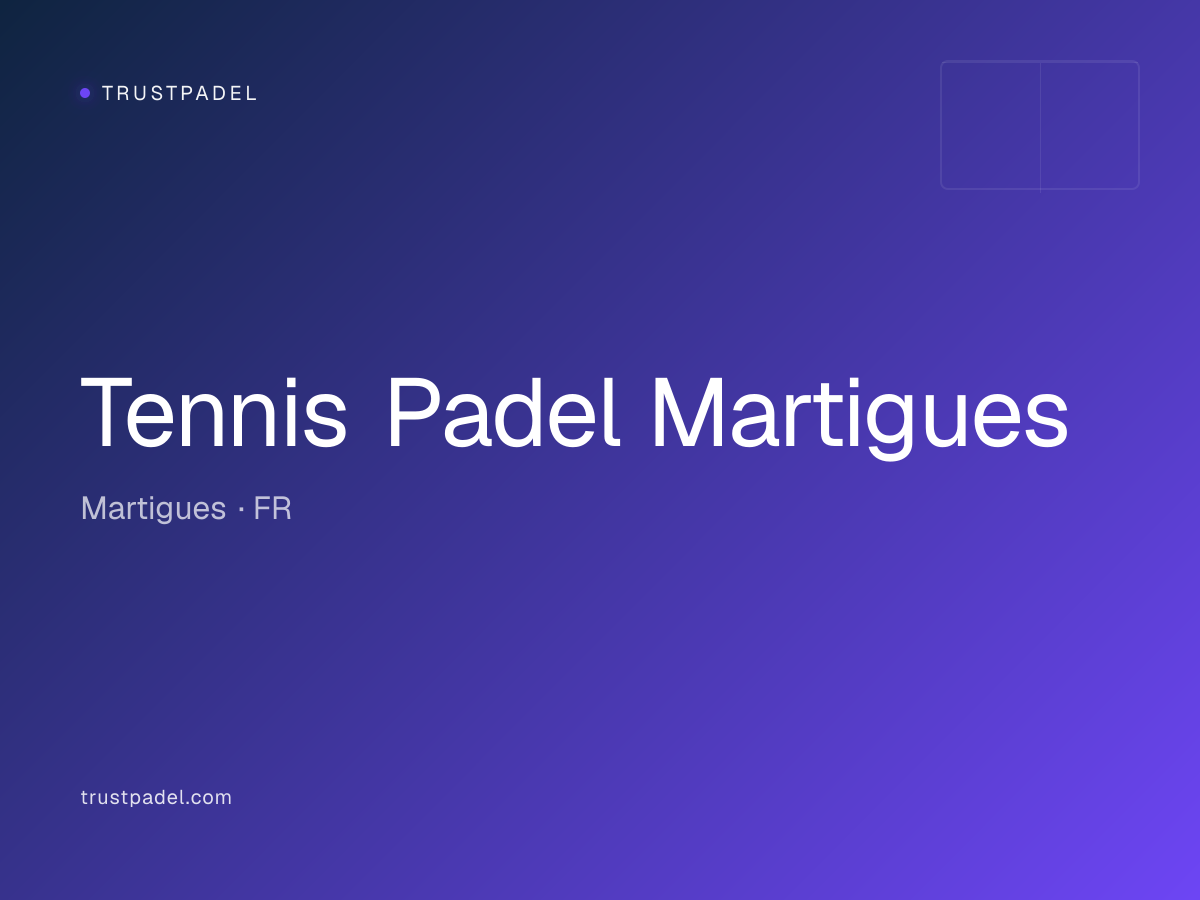 Tennis Padel Martigues padel club