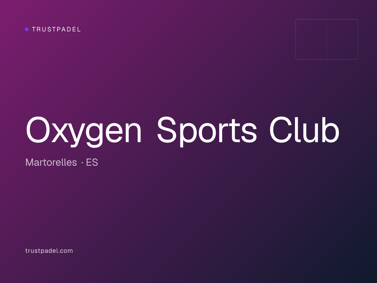 Oxygen Sports Club padel club