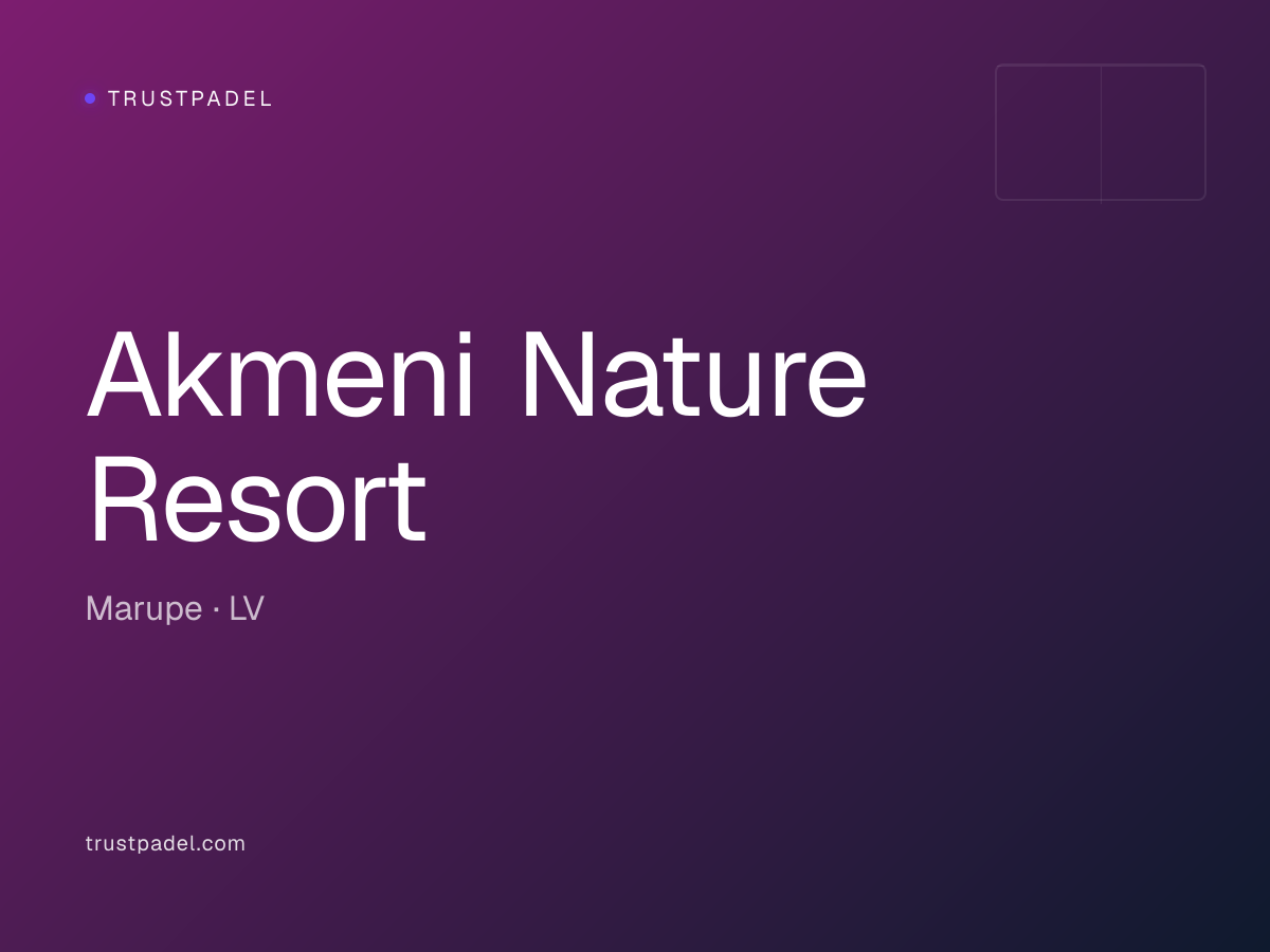 Akmeni Nature Resort padel club