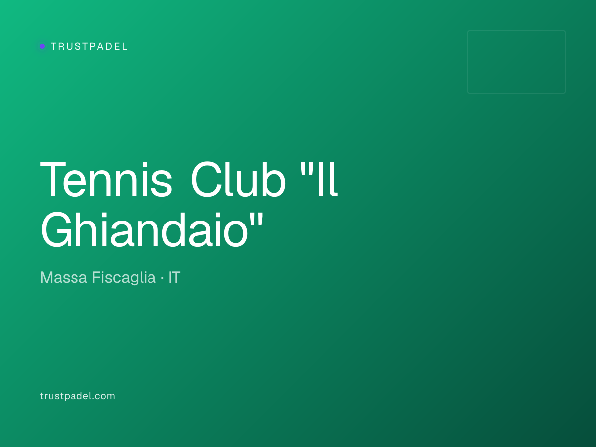 Tennis Club "Il Ghiandaio" padel club