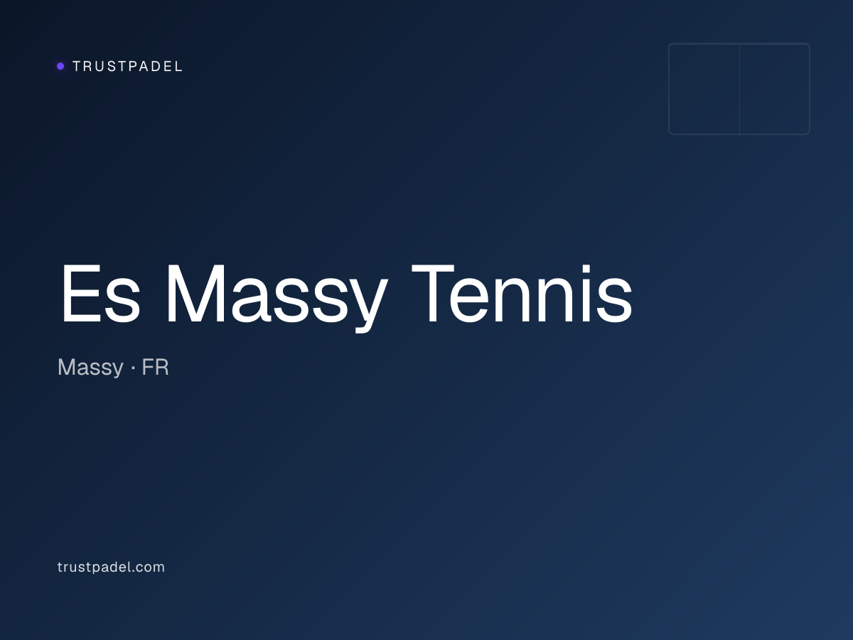 Es Massy Tennis padel club