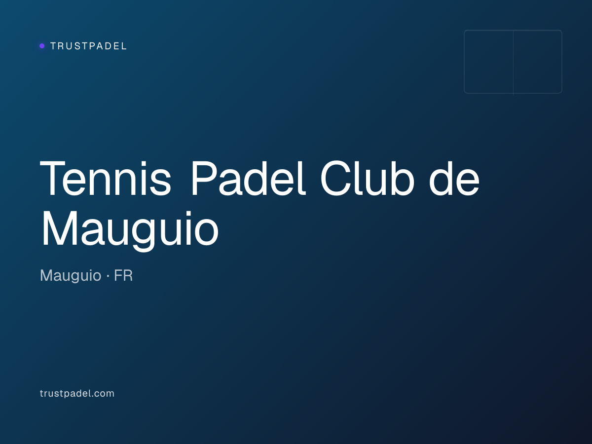 Tennis Padel Club de Mauguio padel club