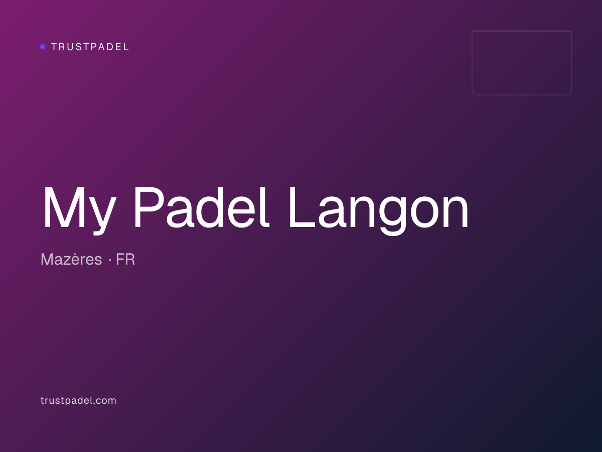 My Padel Langon padel club