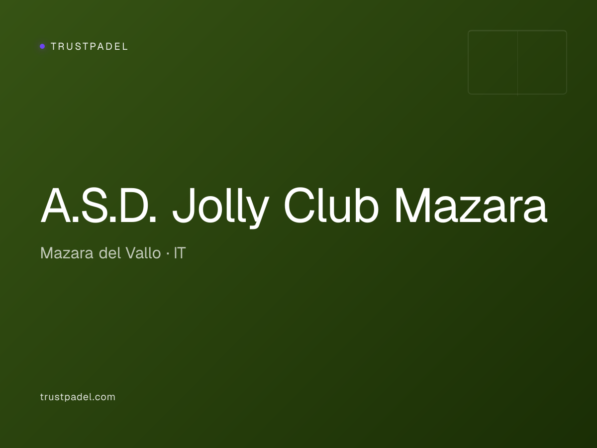 A.S.D. Jolly Club Mazara padel club