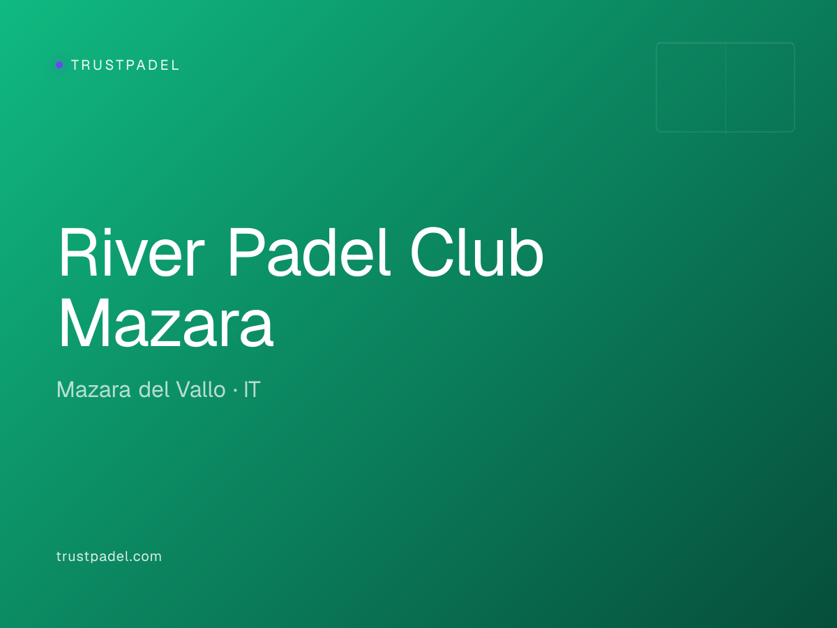 River Padel Club Mazara padel club