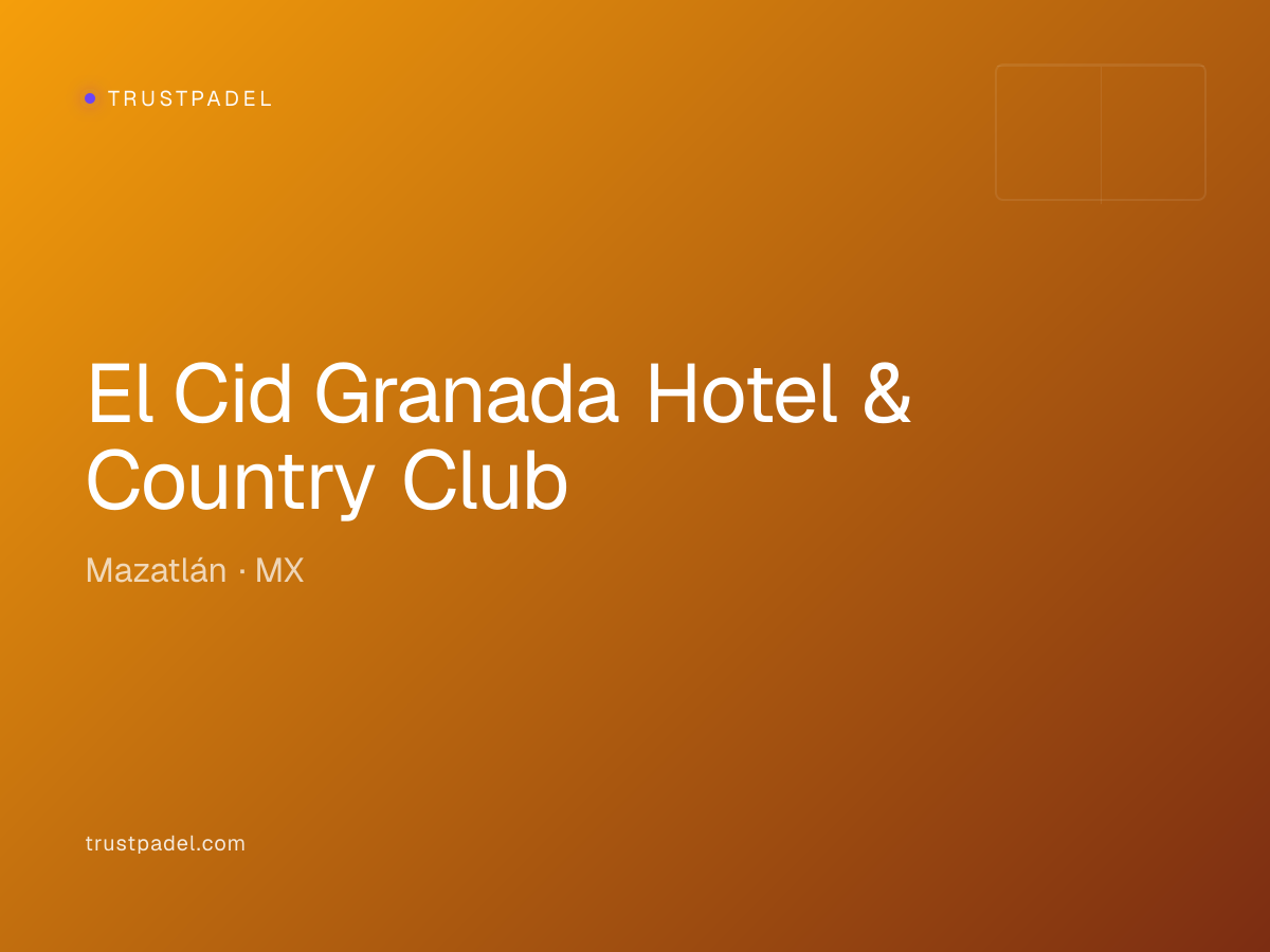 El Cid Granada Hotel & Country Club padel club