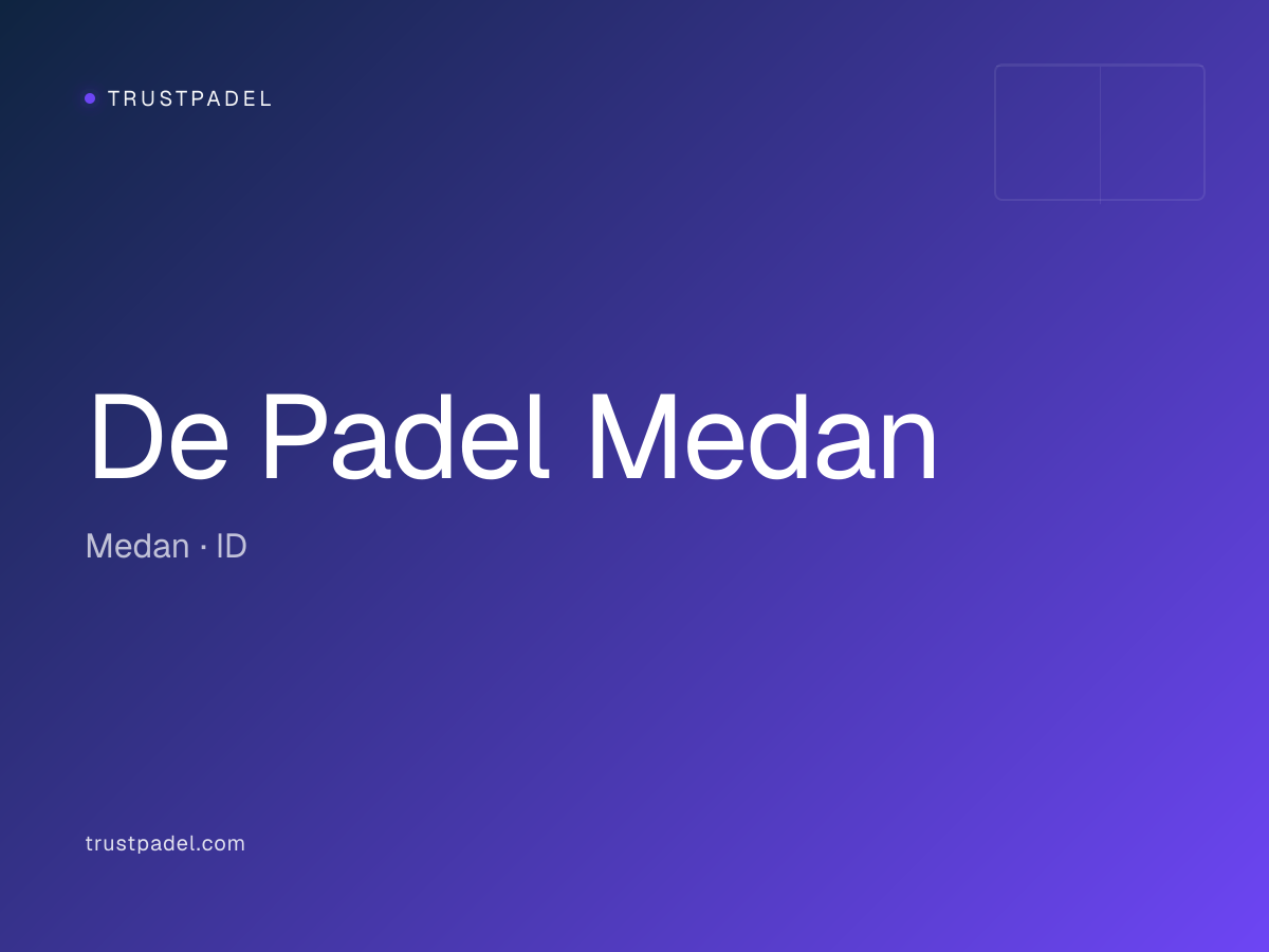 De Padel Medan padel club
