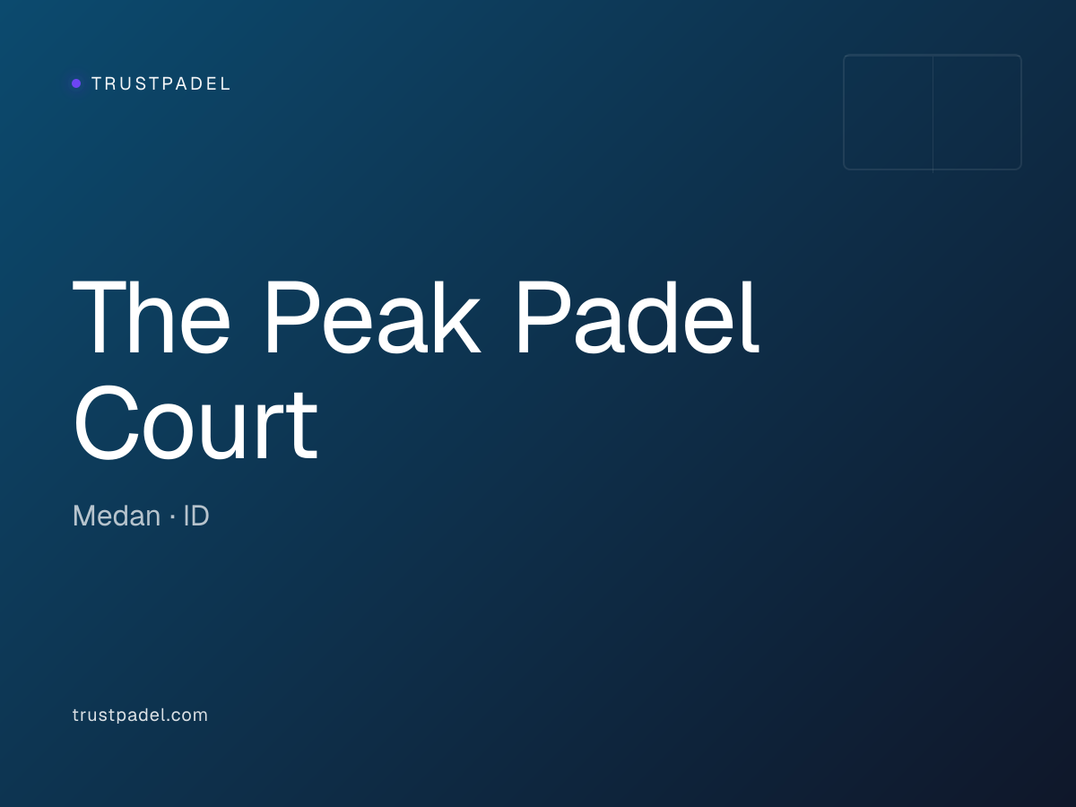 The Peak Padel Court padel club