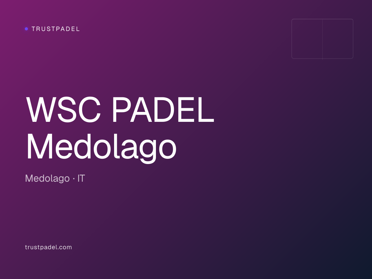 WSC PADEL Medolago padel club
