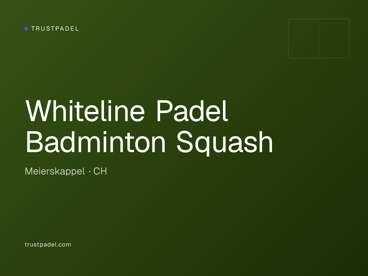 Whiteline Padel Badminton Squash padel club