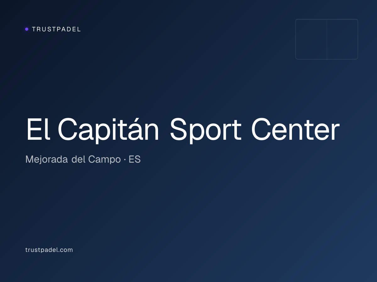 El Capitán Sport Center padel club