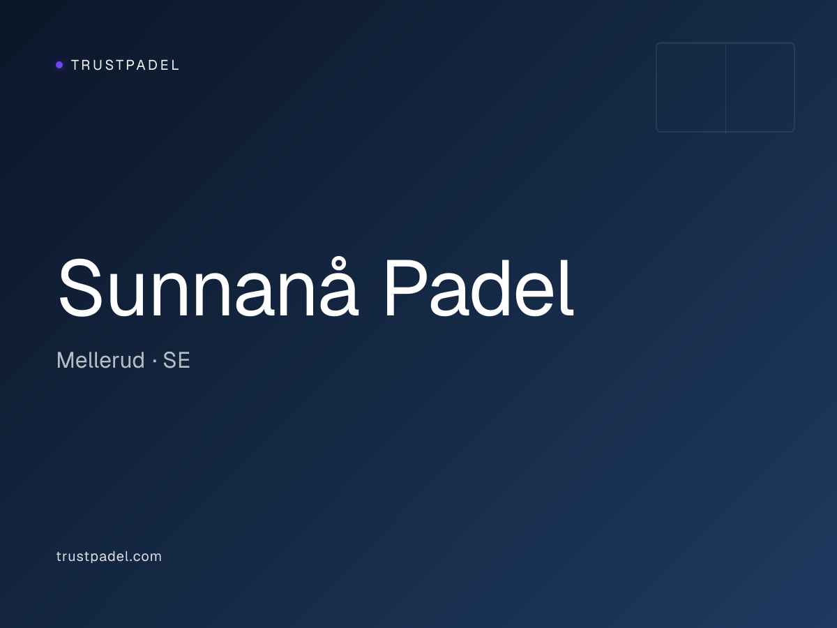 Sunnanå Padel padel club
