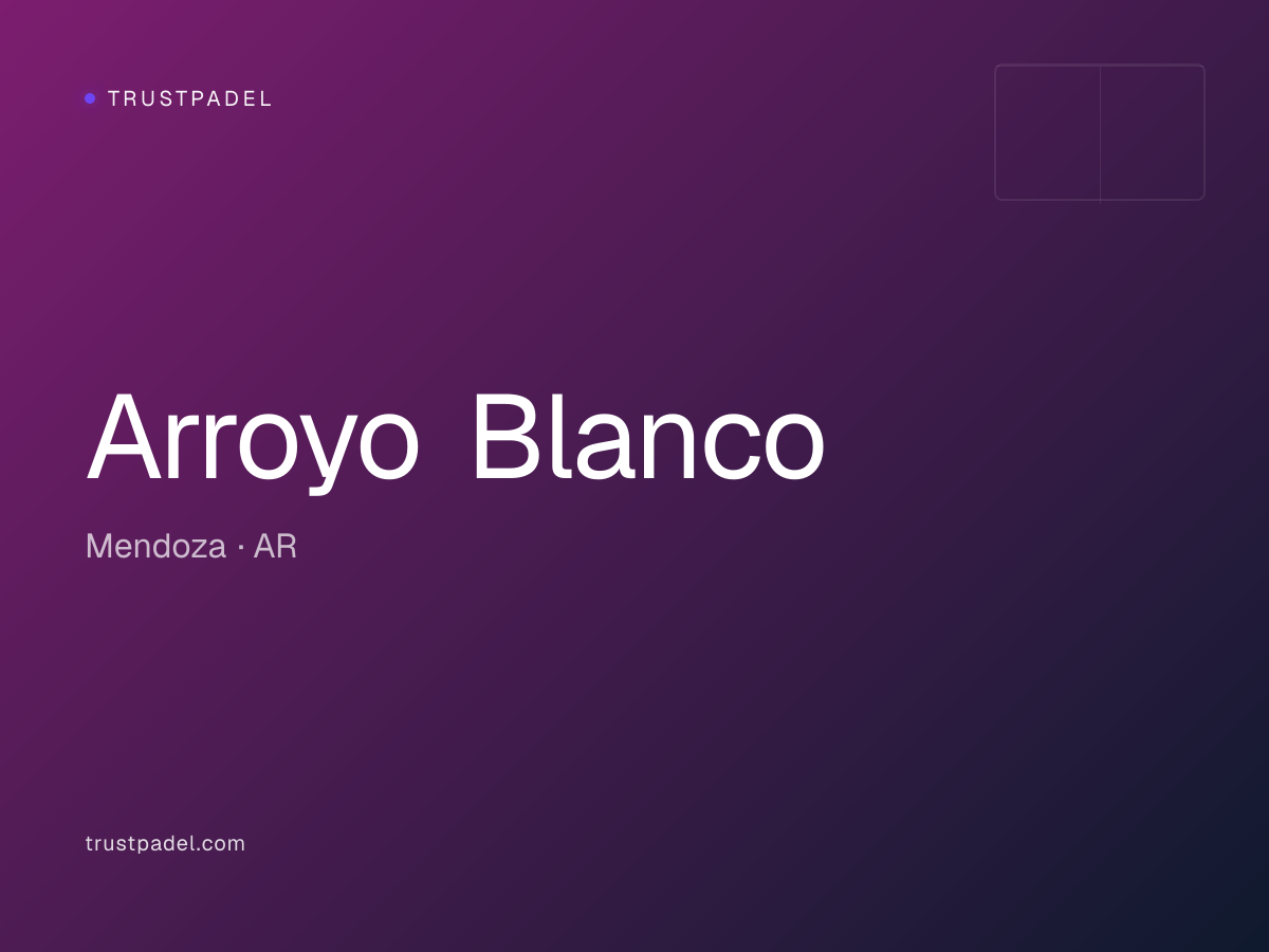 Arroyo Blanco padel club