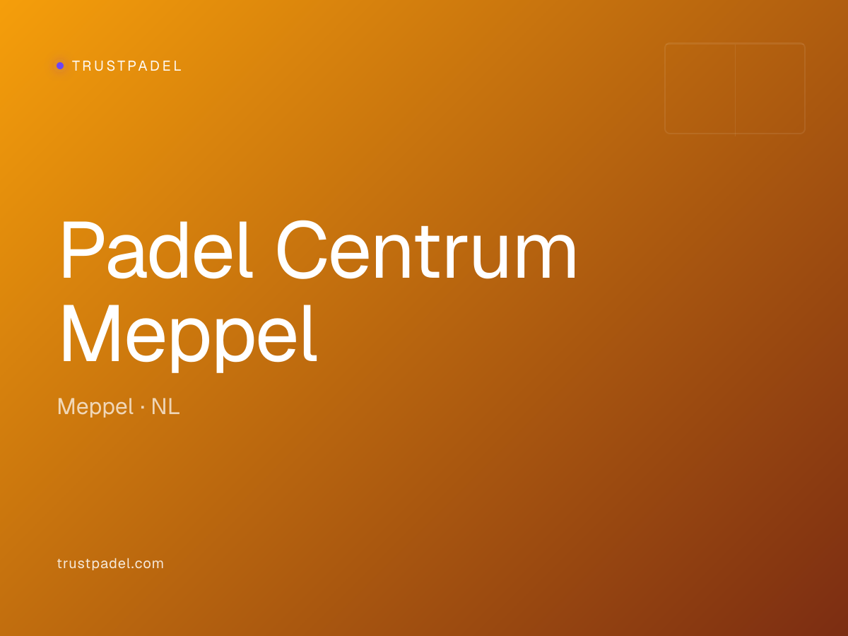 Padel Centrum Meppel padel club