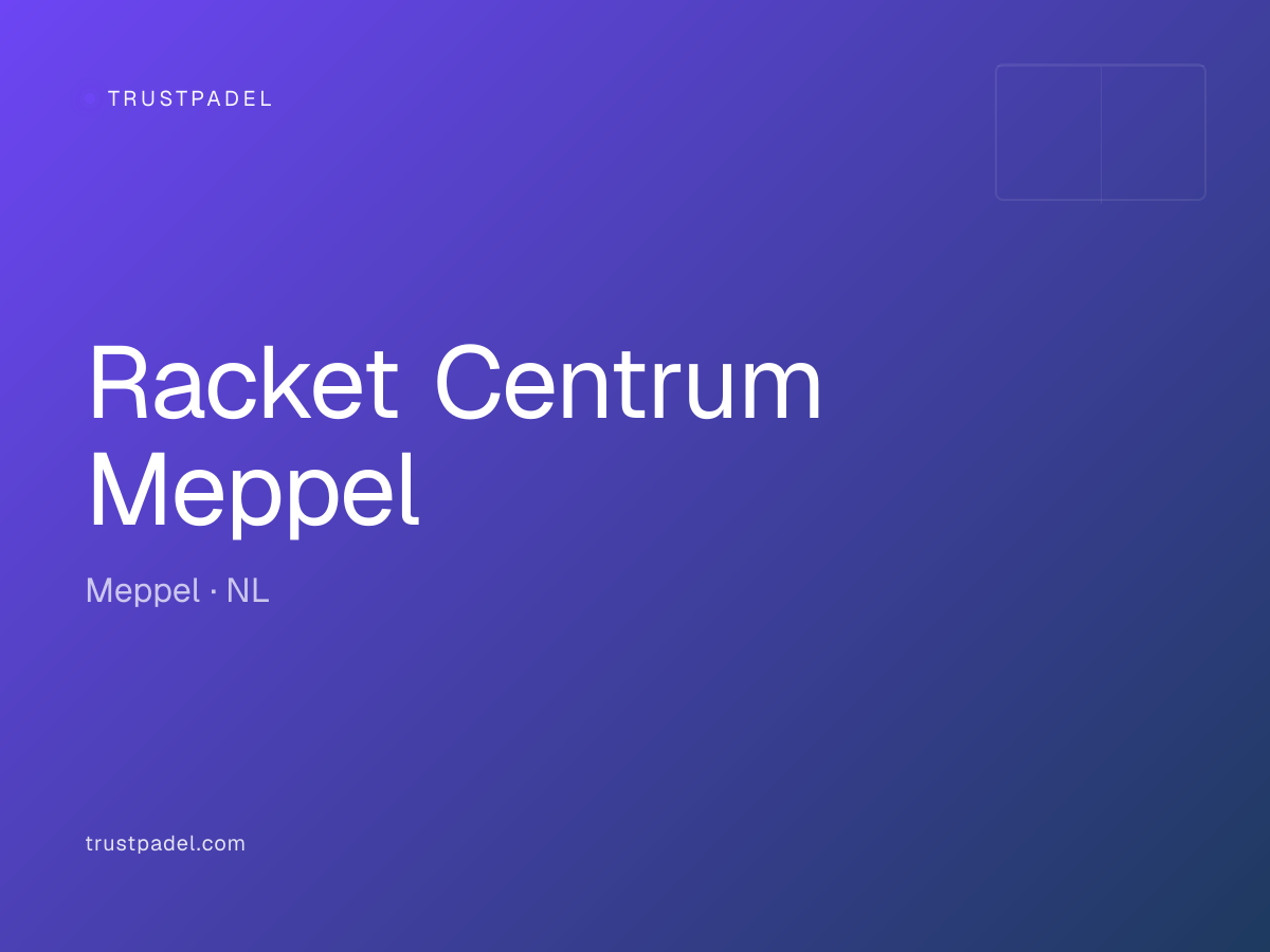 Racket Centrum Meppel padel club