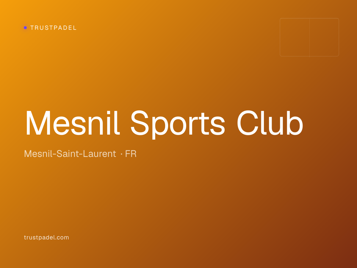 Mesnil Sports Club padel club