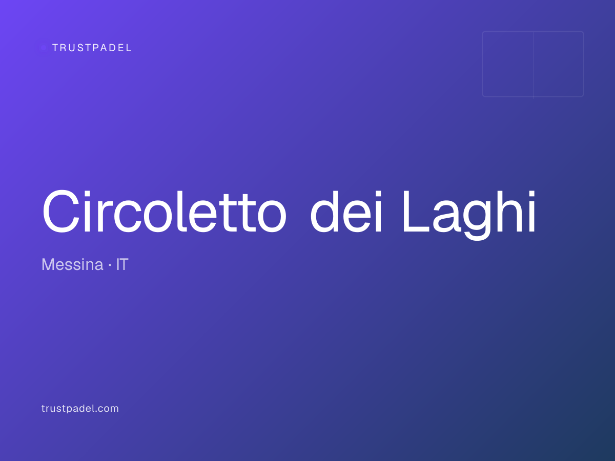 Circoletto dei Laghi padel club