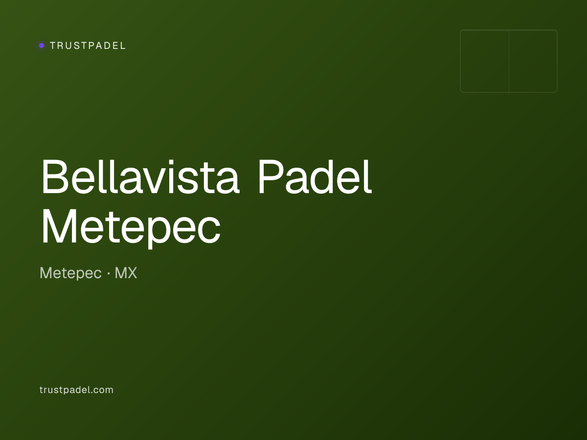 Bellavista Padel Metepec padel club