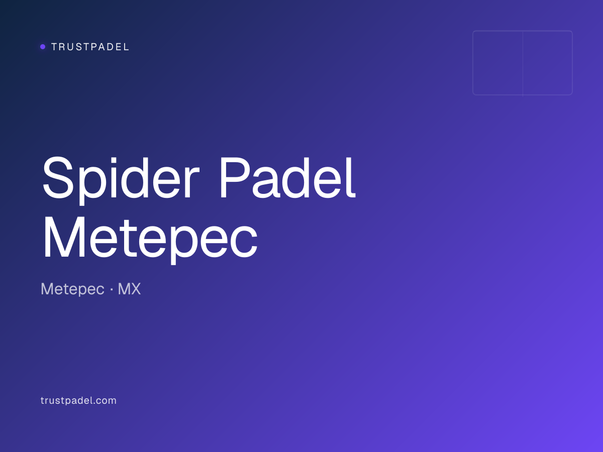 Spider Padel Metepec padel club