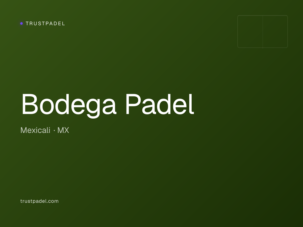 Bodega Padel padel club