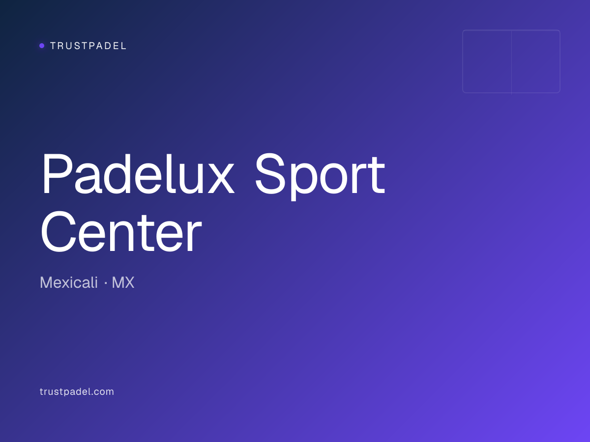 Padelux Sport Center padel club