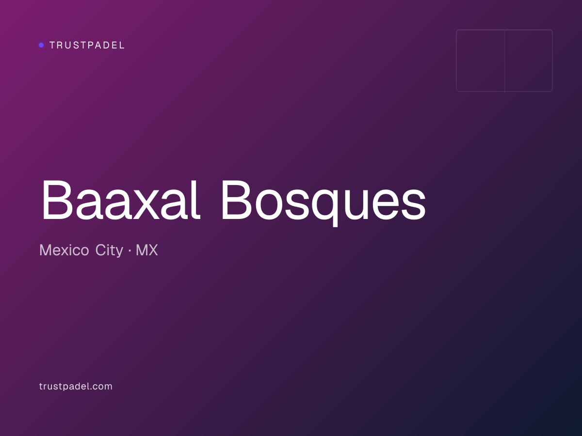 Baaxal Bosques padel club