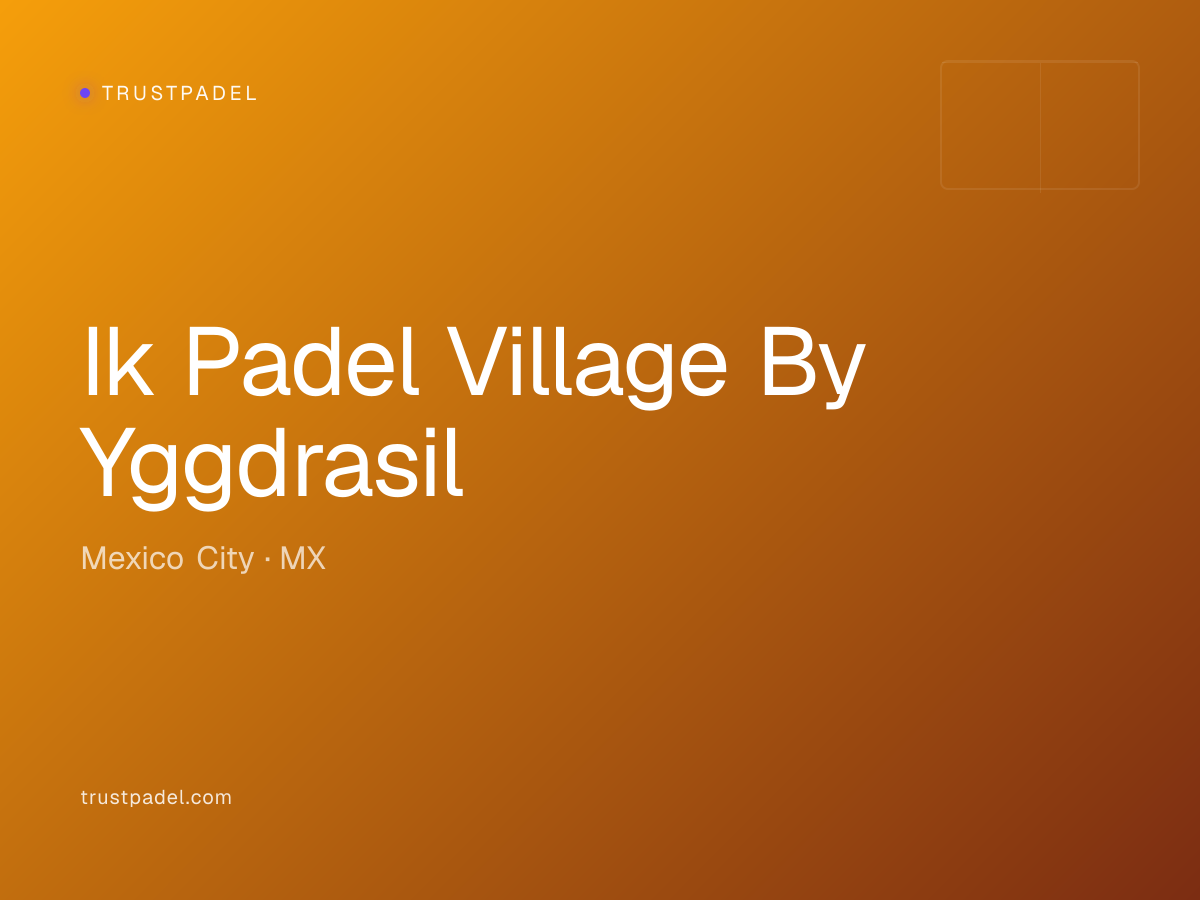 Ik Padel Village By Yggdrasil padel club