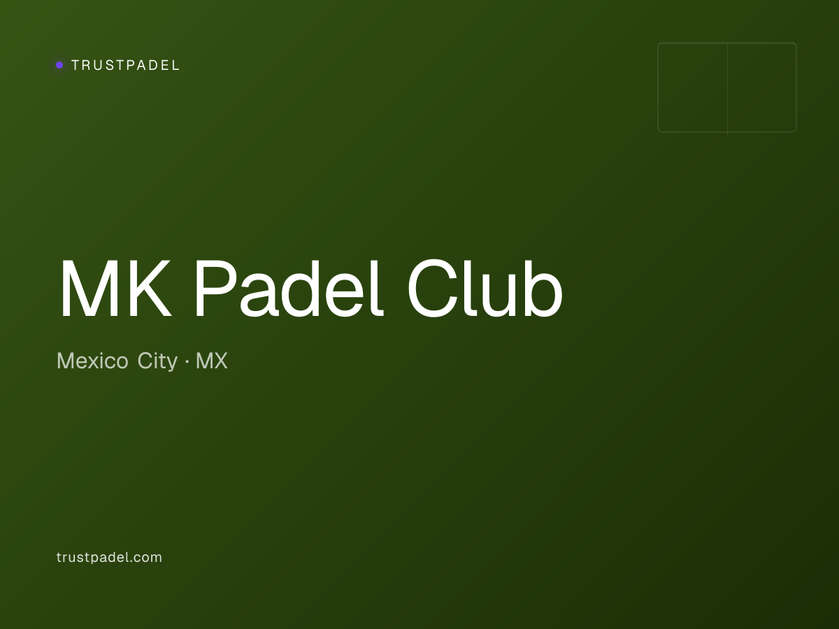 MK Padel Club padel club