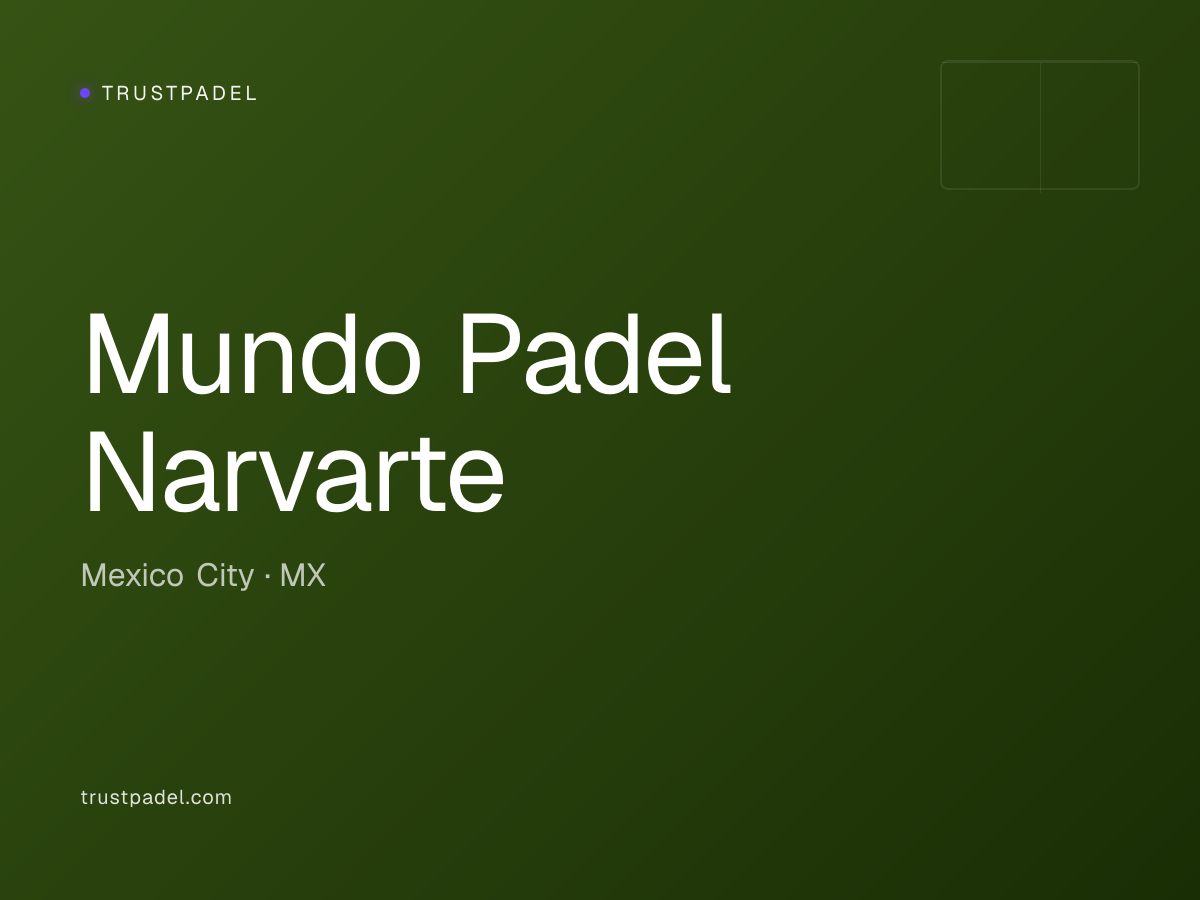 Mundo Padel Narvarte padel club