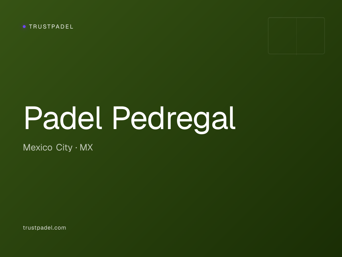 Padel Pedregal padel club