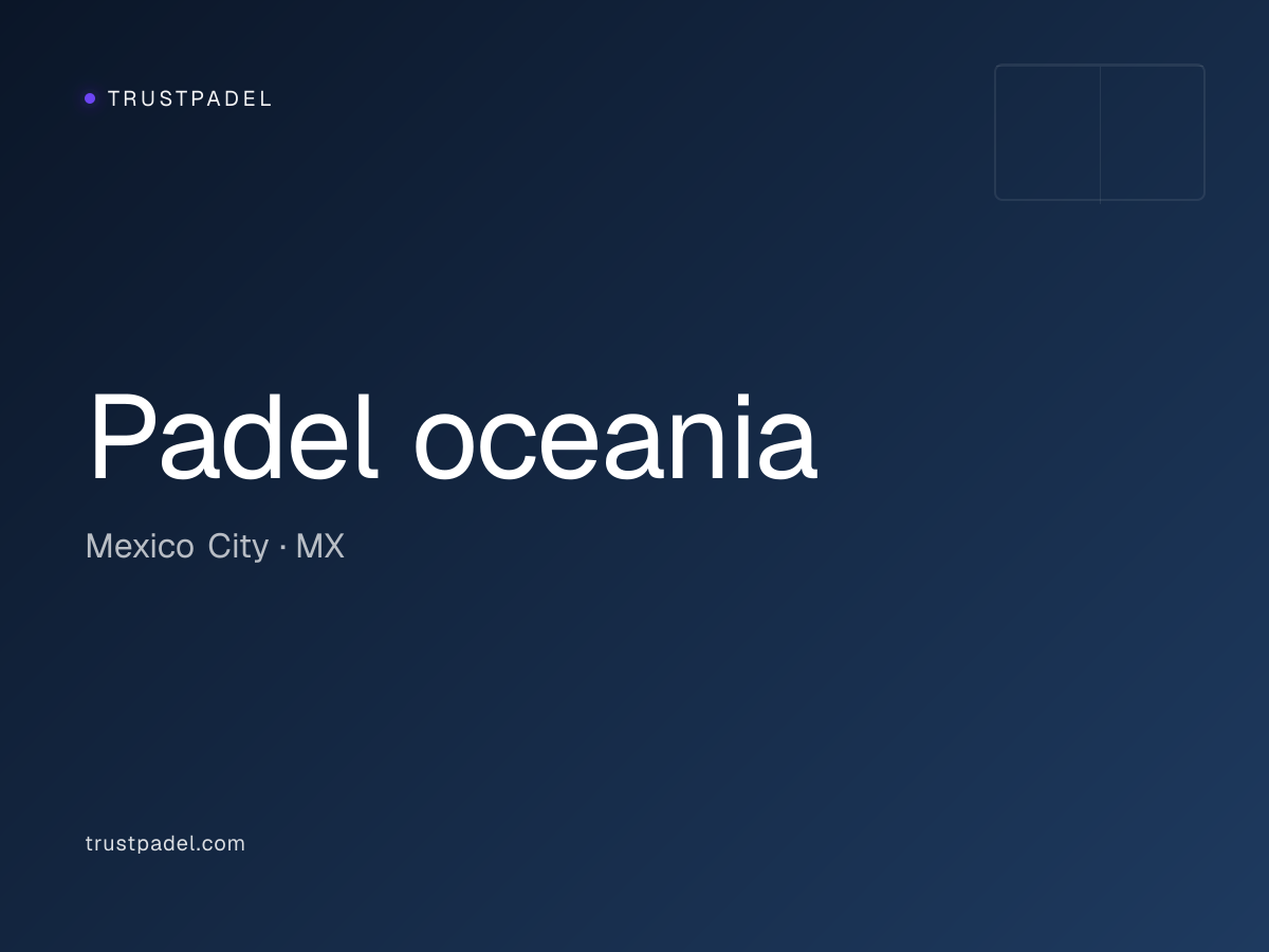 Padel oceania padel club